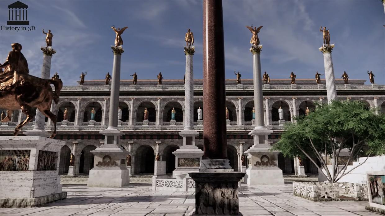 3D 그래픽으로 재현한 고대 로마 도심 이미지 #8