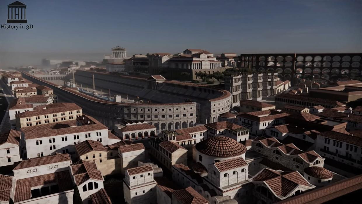 3D 그래픽으로 재현한 고대 로마 도심 이미지 #16